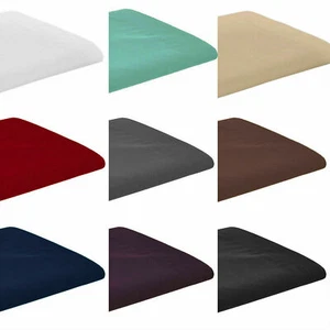 Nuevas sábanas planas 100 % polietileno algodón individuales doble King Super King - Imagen 1 de 14