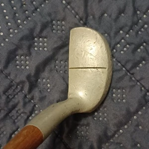 Putter Otey Crisman 72H Selma ALA eje madera vintage ¿nogal americano? 35 pulgadas - Imagen 1 de 6