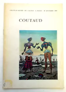 LUCIEN COUTAUD. catalogue d'exposition. Chateau-Musée de Cannes, 1965 - Imagen 1 de 4