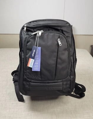 Ebags Mother Lode EVD Backpack Solid Black Expandable Travel Bag Fits 14' Laptop - Image 1 of 4