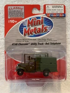 Mini Metals HO Scale 41/46 Chevrolet Utility Truck Bell Telephone #30304 - Picture 1 of 2