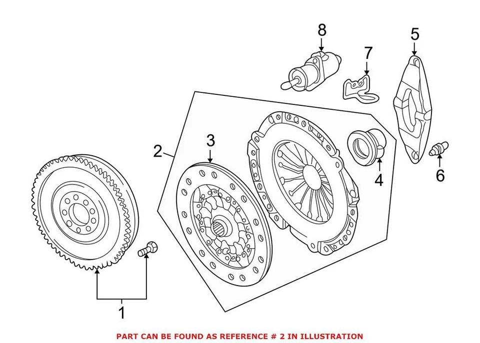 Genuine OEM Transmission Clutch Kit For BMW 335i xDrive 335xi 535i xDrive 535xi - Image 1 of 1