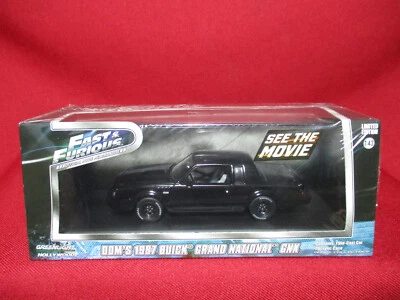 1/43 Scale Fast and Furious Dom's 1987 Buick Grand National GNX New/Unused Model - Image 1 of 3