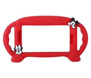 Mickey and Minnie Mouse Silicone Tablet Case - Red - Picture 1 of 2