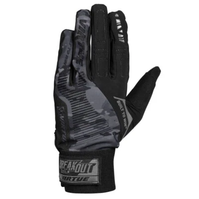 Guantes Virtue Paintball Breakout Ripstop dedo completo negro camuflaje X-grande XL Foto 1 de 4