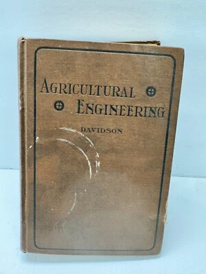 Agricultural Engineering Text Book By J. Brownlee Davidson War Library discard - Image 1 of 4