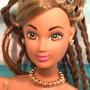 Rare African-American Braided Hair Barbie Clone Doll JPI - Excellent Beauty ☀️ - Picture 1 of 9