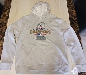 CHICAGO CUBS: "World Champions- 2016" NWT LARGE Hooded Sweatshirt - Picture 1 of 6