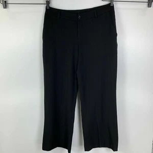 Monroe and Main schwarz flach vorne kurvig Klappe Taschen Stretch Kleid Hose Damen 12 - Bild 1 von 7