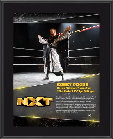 Robert Roode WWE 10.5" x 13" NXT TakeOver: Toronto Sublimated Plaque Cover