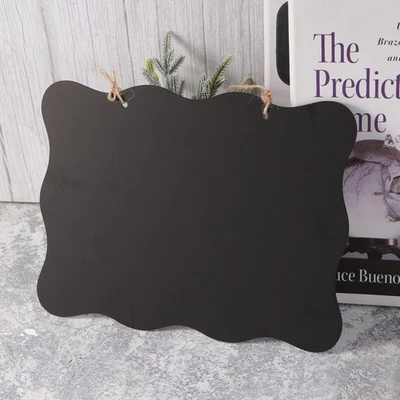  2 Pcs Tafel Zum Aufhängen Hängende Kreidetafel Notizbrett Mini-Tafelschild - Bild 1 von 4