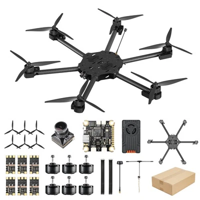 HS-P136M 15kg 6-Rotor FPV Drone 10KM+ ELRS 5.8GHz 8.5kg Payload System - Image 1 of 3