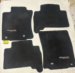 OEM Toyota TRD PRO 4Runner. Carpet Floor Mats. PT208-89190, 89191, 89192 Black. - Picture 1 of 6