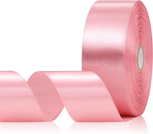 Rose Gold Satin Ribbon 1-1/2 Inch 60 Yards 1 1/2 x 60 Yards, - Picture 1 of 4