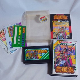 SANGOKUSHI Chugen no Hasha Famicom namco tested box instructions and more