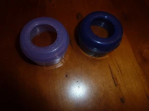 2 lila Dr. Brown’s Natural Flow schmale Babyflasche Ersatzringe Halsbänder - Bild 1 von 3