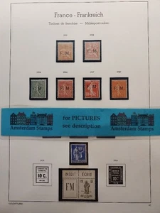 France Back of the Book vf used MH MNH collection on pages incl better TOP! - Picture 1 of 1