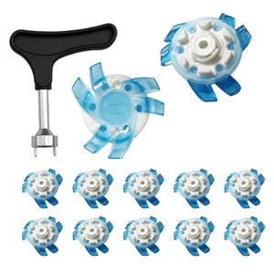 24Pcs Replacement Golf Shoe Spikes Footjoy Removable Screw in Studs Fast Twist - Foto 1 di 15