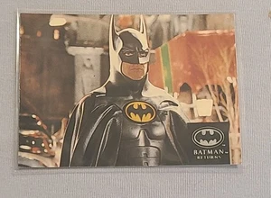 Batman Returns 1992 Topps Stadium Club Card #45 Michael Keaton - Bild 1 von 2