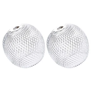 2 Pcs Metal Lampshade Globes for Light Fixtures Industrial Shades - Picture 1 of 12