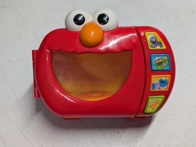 Microondas raro difícil de encontrar Mattel Sesame Street Elmo Talking Riggle - Juego de simulación  Foto 1 de 4