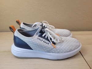 Cole Haan GrandSport Hombres 7.5 M Blanco Tejido Zapatos Deportivos Tenis de Viaje C34648 - Imagen 1 de 11