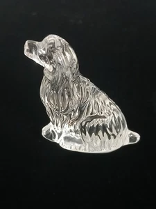 Waterford Canine Capers Man's Best Friend 2" Glass Crystal Cocker Spaniel - Picture 1 of 9