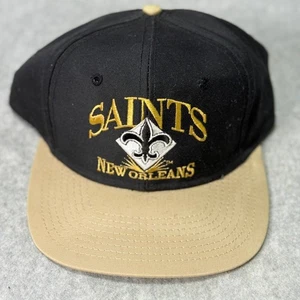 Cappello berretto snapback vintage anni 90 New Orleans Saints Signature Team NFL anni 90 - Foto 1 di 7