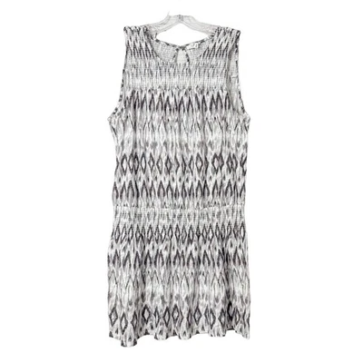 Vestido Blusa Suave Joie Para Mujer Ikat Sin Mangas Ashira Calado Púrpura Blanco Grande Foto 1 de 4