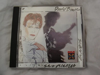 DAVID BOWIE SCARY MONSTERS ORIGINAL 1st PRESS CD 1980s SILVER RCA GERMANY for UK - Image 1 of 4