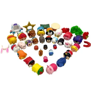 Lot of 30 Assorted Tsum Tsum Disney Pixar Stacking Vinyl Figures & Accessories - Picture 1 of 7