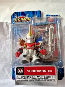 Bandai Digimon Fusion Shoutmon X4 Figur 2013 Verpackung beschädigt - Bild 1 von 4