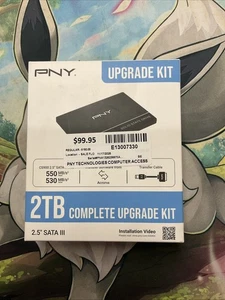 PNY 2TB komplettes Upgrade Kit (2,5" SATA). Neu - Bild 1 von 2