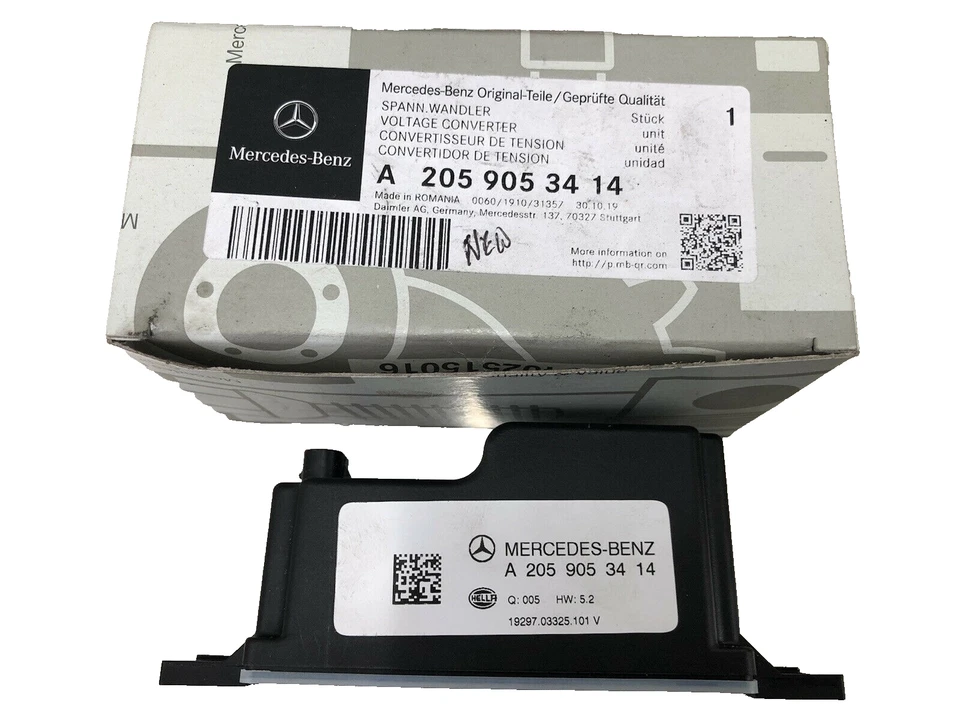 A2059053414 CONVERTITORE DI TENSIONE MERCEDES W 167-192-205-213-222-253-297-447 - Image 1 of 2