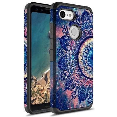 For Google Pixel 3 Hybrid Graphic Colorful Case - Image 1 of 4