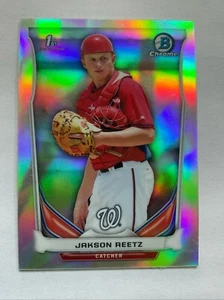 2014 Bowman Chrome Draft Refractor JAKSON REETZ 1st Bowman ORIOLES #CDP65 - Picture 1 of 2