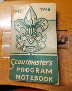BSA 1947 -1948 Scoutmaster's Program Notebook - Picture 1 of 4