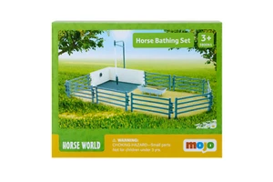 Mojo HORSE BATHING SET Playset farm animals horse set collectibles - Picture 1 of 6
