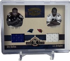 2005 Throwback Threads Eric Shelton/J.J. Arrington GU Jersey Patch /150 #TC-5