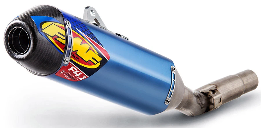 FMF Factory 4.1 RCT Titanium/Carbon Slip-On Exhaust-Yamaha-YZ 250F/FX-19-26 - Image 1 of 1