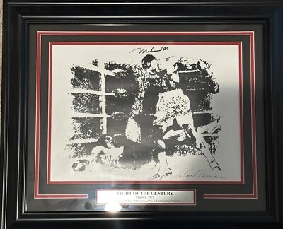Ali, Frazier Fight of the Century Leroy Neiman Beckett COA Lithograph Print - Image 1 of 3