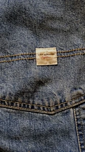 Signature By Levi Strauss Carpenter Gold Label Blue Jeans 34x32 Hip Hop Skate - Picture 1 of 8