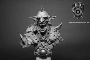 Shieldwolf Miniatures - Goblin Warrior Bust New - Picture 1 of 5