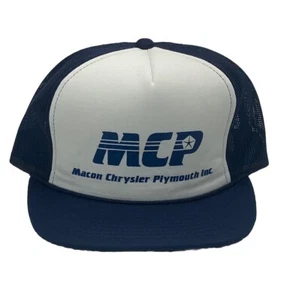 Macon Georgia Chrysler Plymouth Motors Dealership Hat Snap Back Trucker Dad Cap - Picture 1 of 13