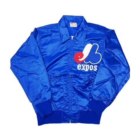 vtg rare 1983 MLB montreal expos wilson procut satin jacket size 42 Cover