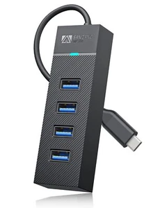 4 Ports USB 3.0 Hub USB-C Hub 5Gbps USB C Splitter USB C Port Expander for La... - Picture 1 of 7