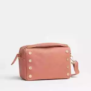 NWT $295 HAMMITT EVAN CROSSBODY Sorbet Pink LEATHER - Picture 1 of 8