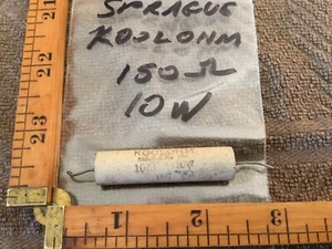 One Vintage Sprague Koolohm 150 Ohm 10 watt Ceramic Power Resistor - Picture 1 of 2