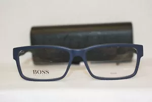 Nuevo Auténtico Hugo Boss 0797/IT Azul Mate 0FLL 56-15-140 ¡Con Estuche Original! - Imagen 1 de 5