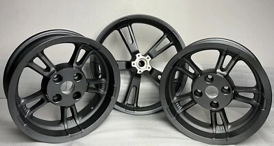 Harley Tri FREEWHEELER Custom forjado carbón mate 2014-23 ruedas intercambio Foto 1 de 4